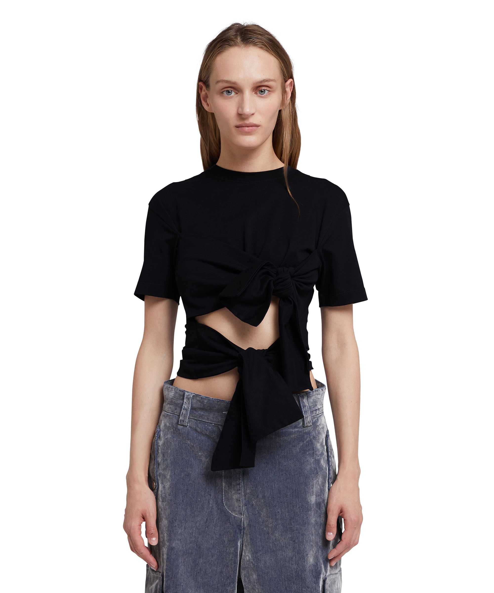 Fitted top in "Textured Crepe Cady" - 2