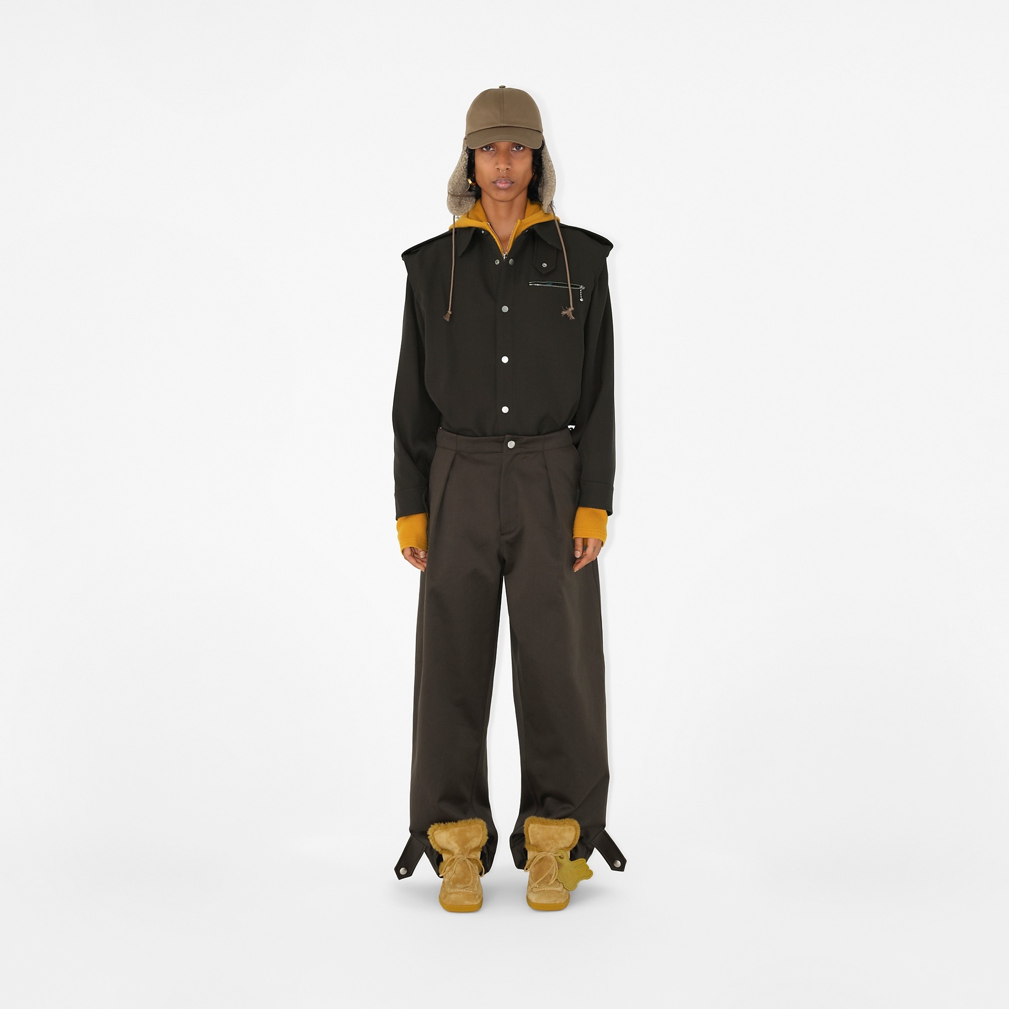 Fleece Trim Trapper Cap - 2