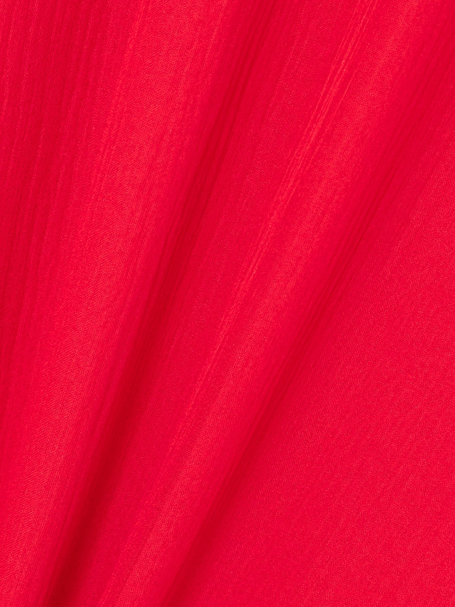 Silk-crepon gown Red - 4