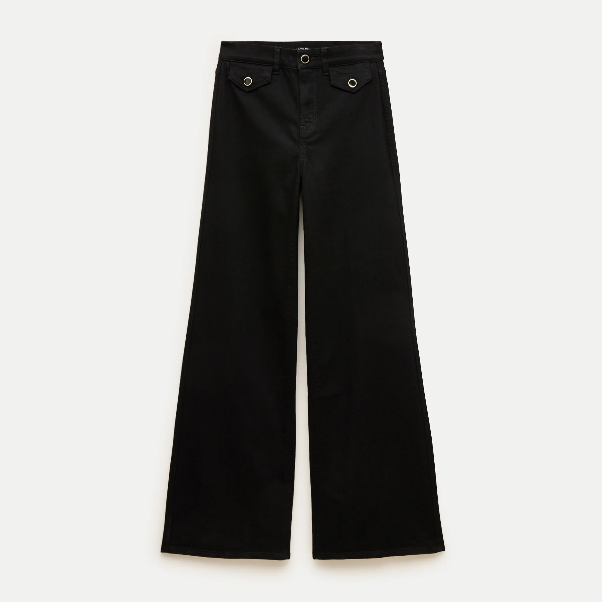 Denim trouser jean with flap pockets - 1