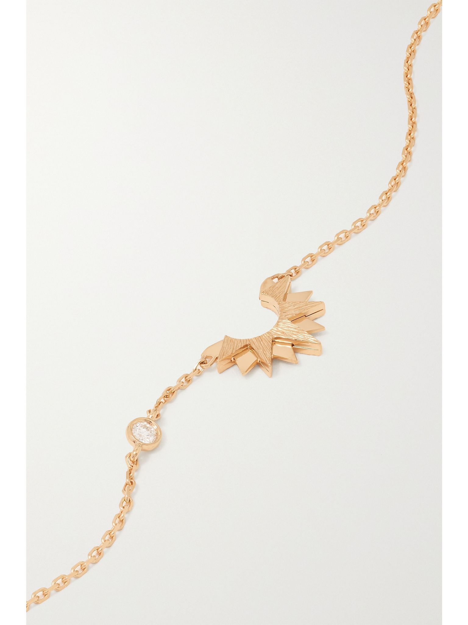 Sunlight 18-karat rose gold diamond bracelet Gold - 4