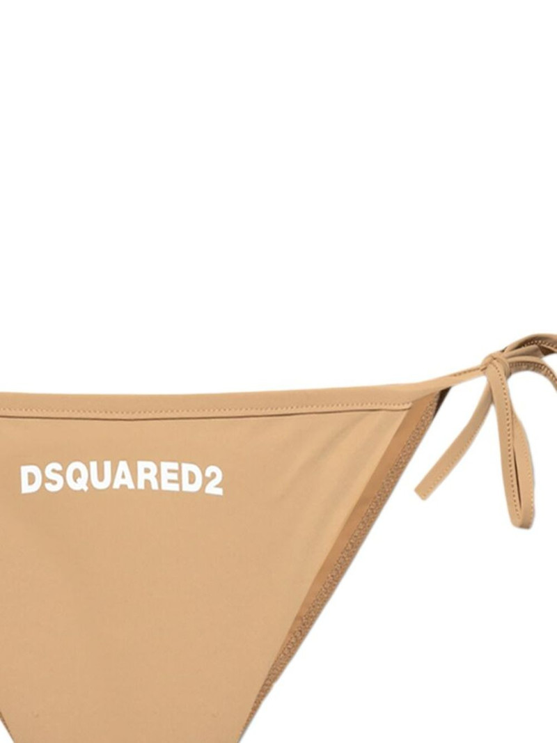 DSQUARED2 logo-print bikini bottoms outlook