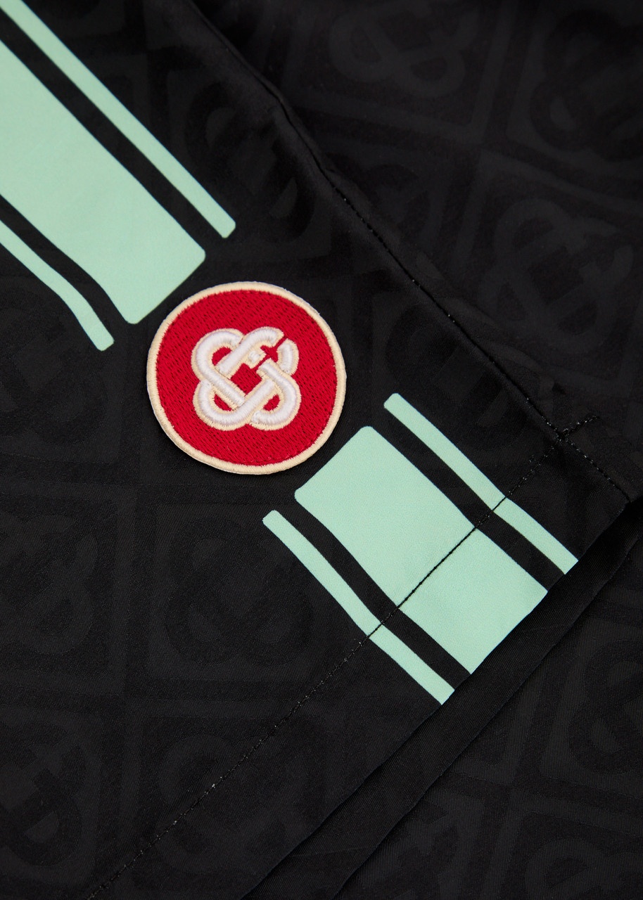 Casablanca Logo-monogrammed Jacquard Shell Swim Shorts - 5