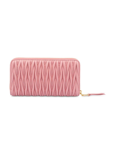 Miu Miu matelassé leather wallet outlook