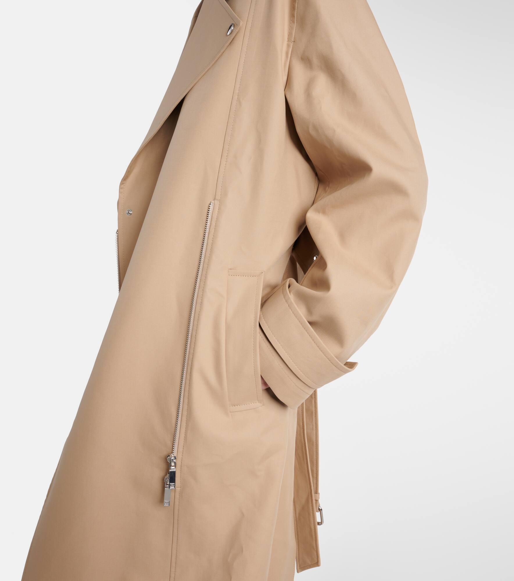 Cotton trench coat - 5