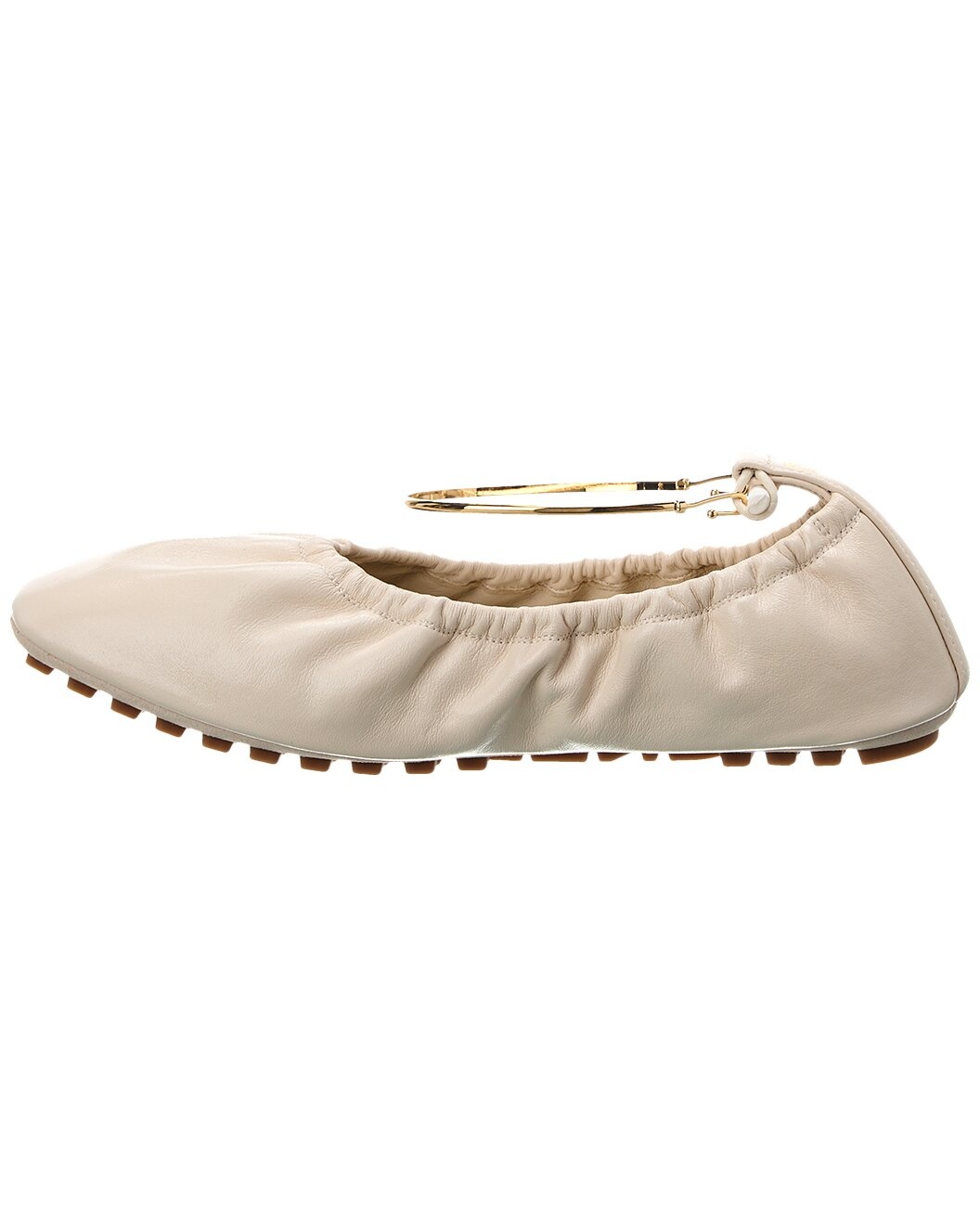 FENDI Filo Leather Ballerina Flat - 2