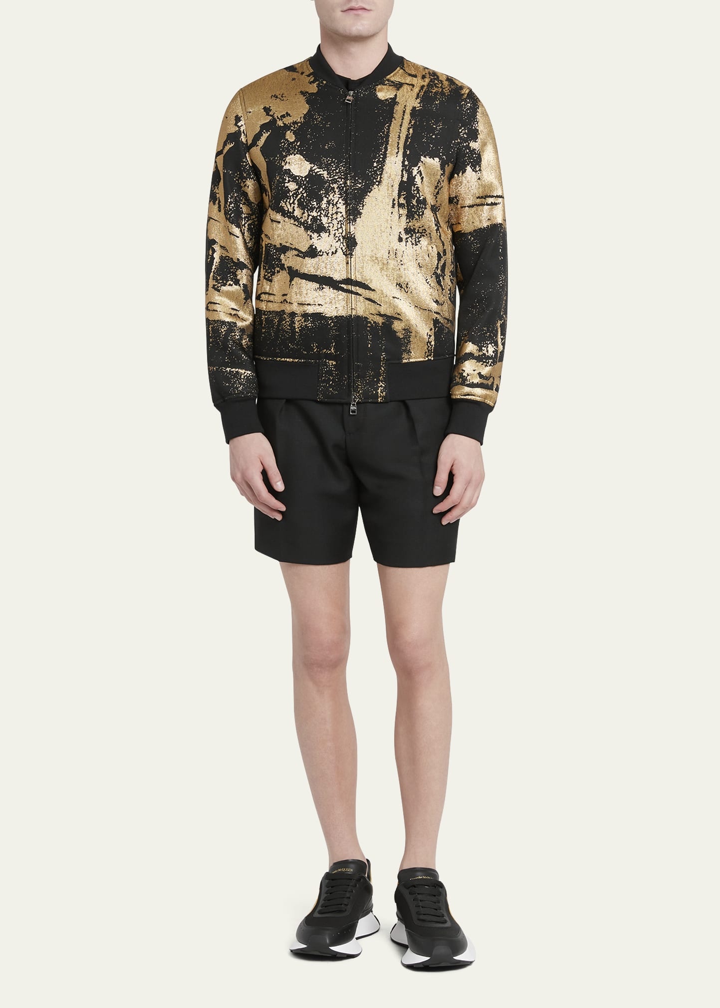 Men's Goil Foil Bomber Jacket - 2