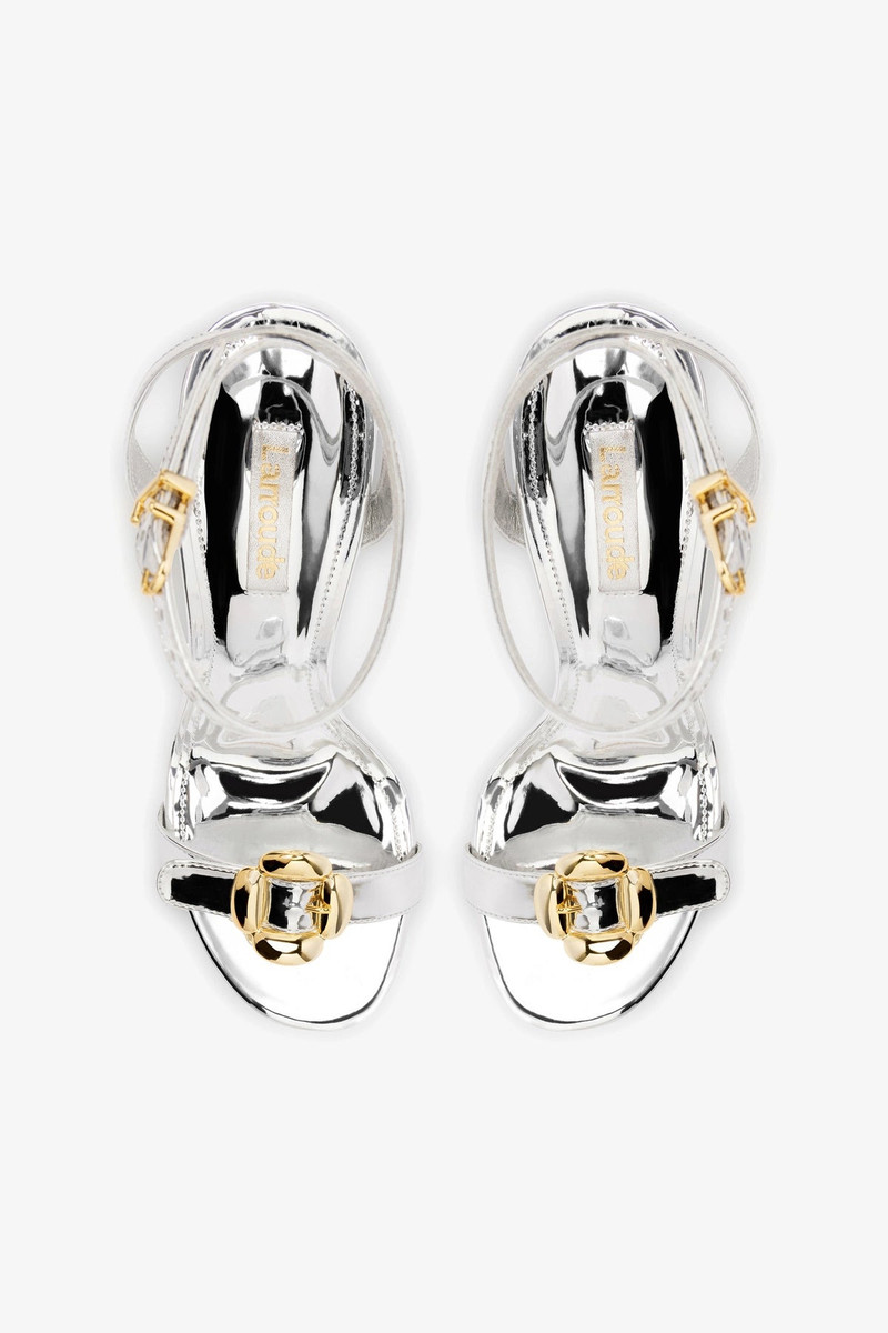 Maizie Sandal In Silver Specchio 3