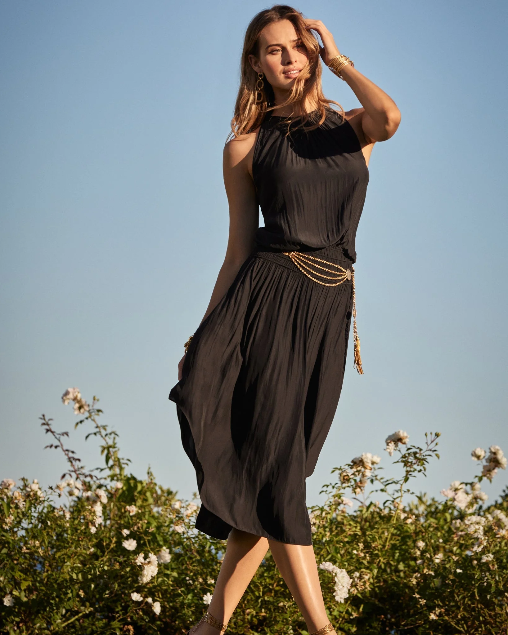 Audrey Smocked Midi Dress - 1