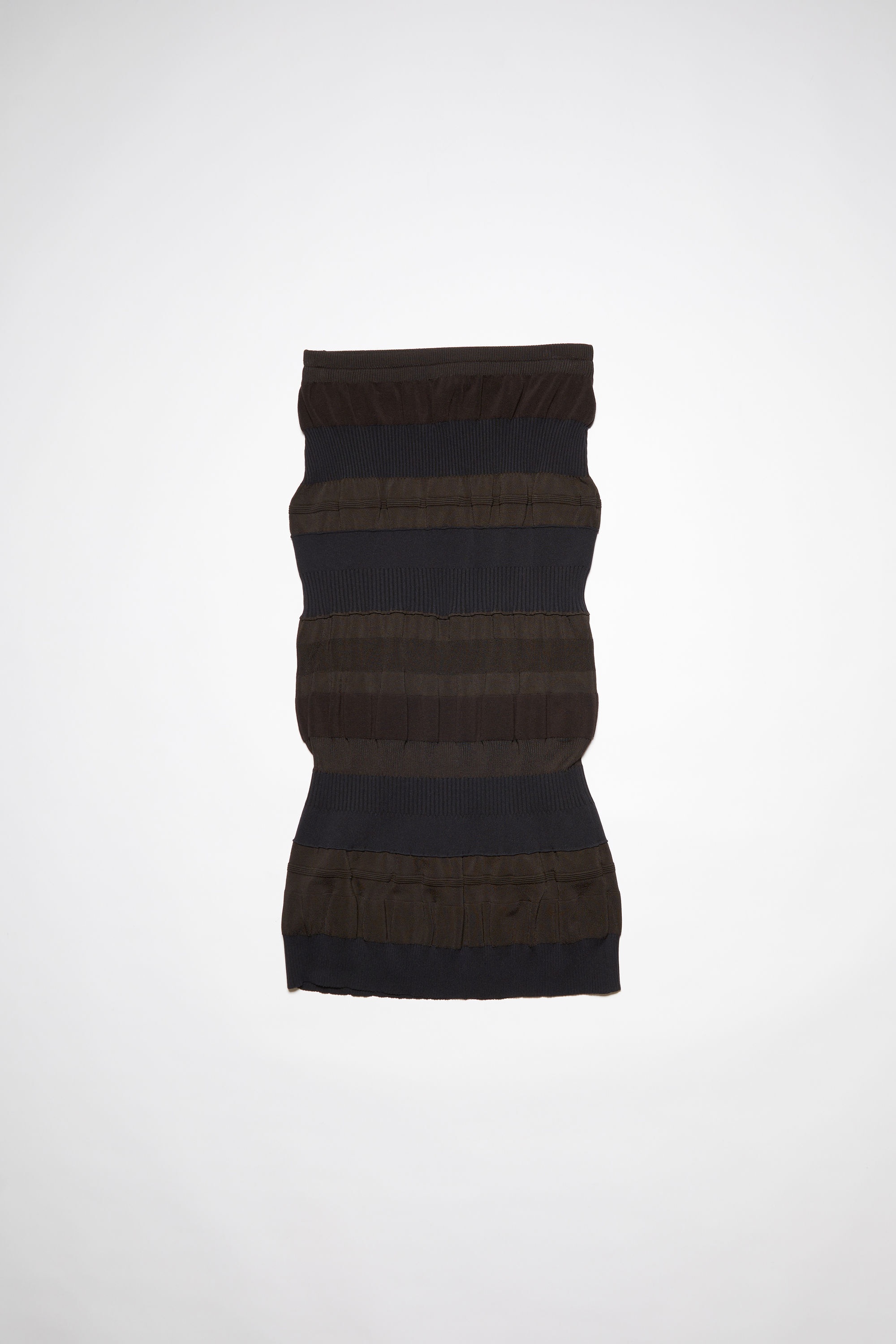 Mixed ribbed skirt - Black - 6