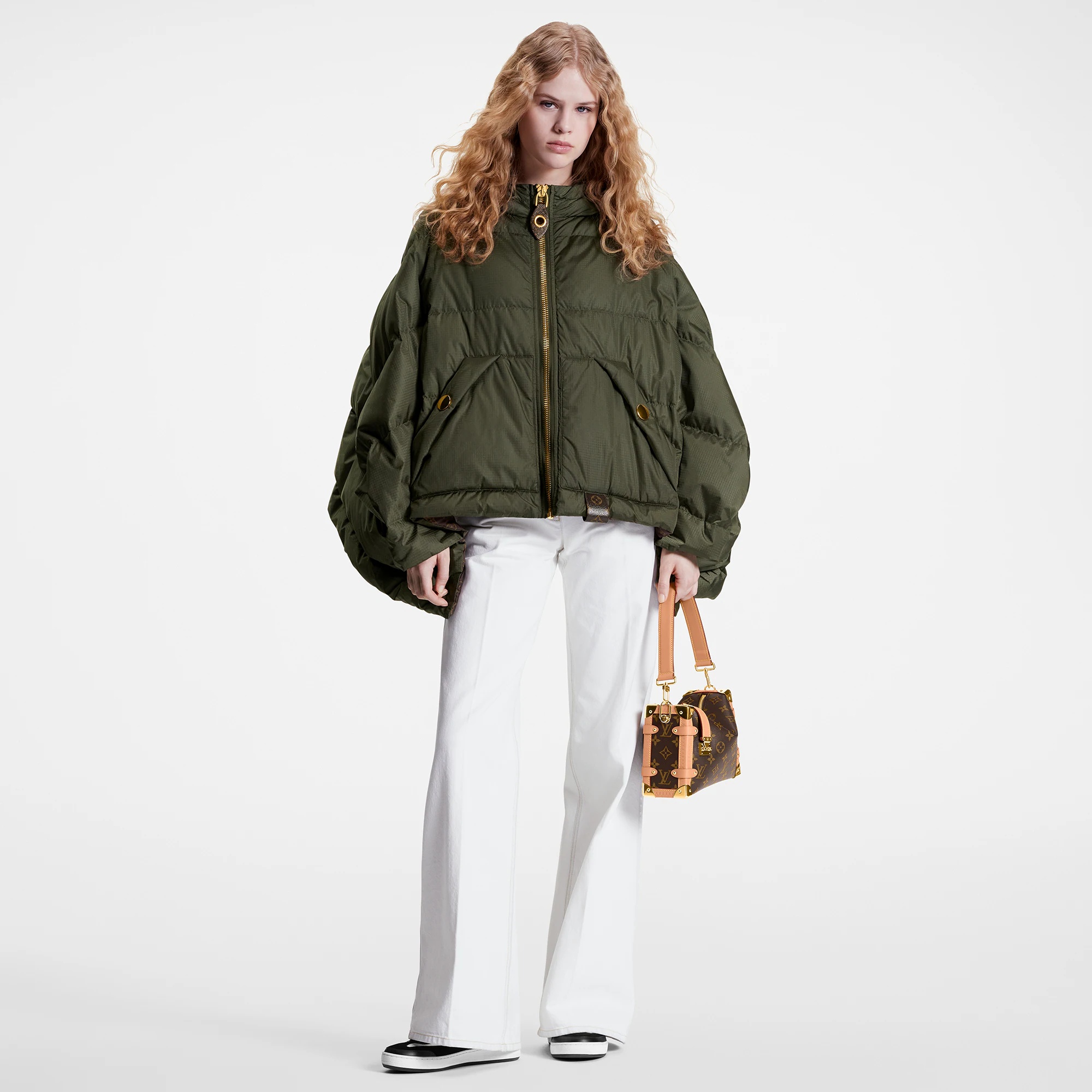 Padded Puffer Cape - 4