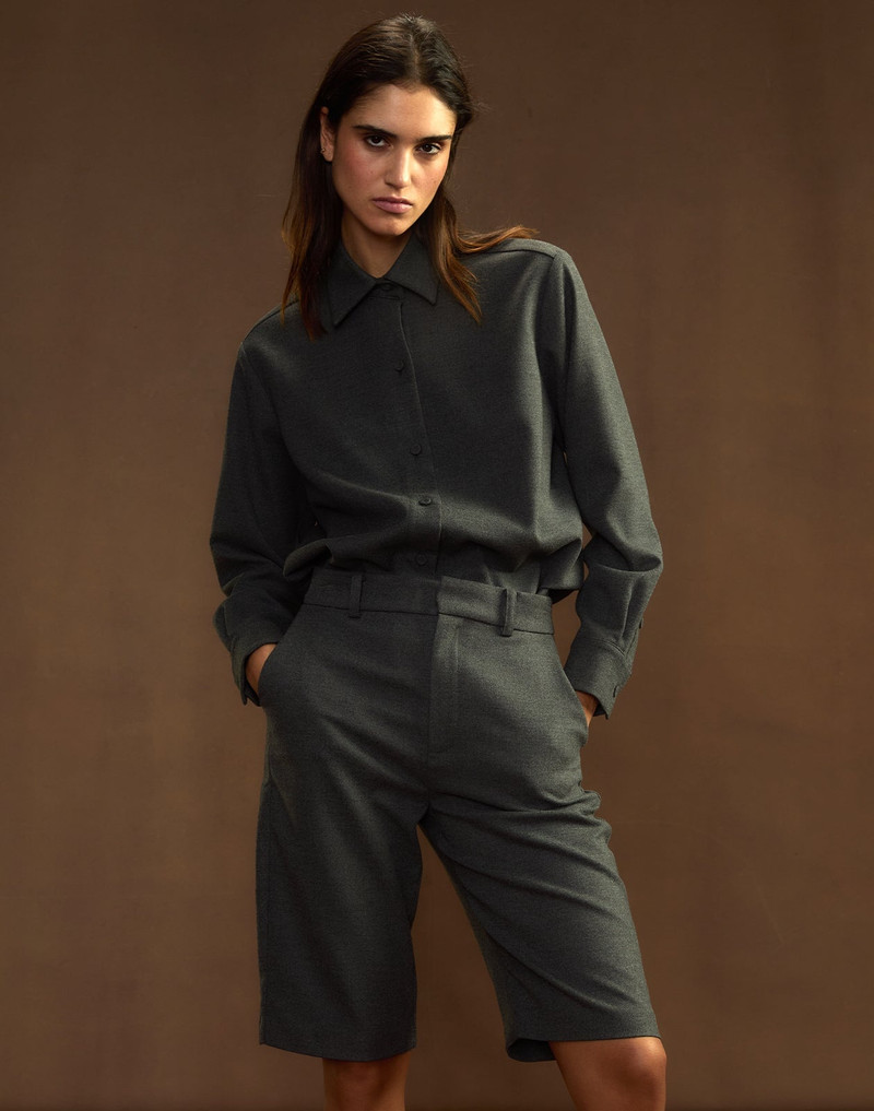 Wellesley Flannel Suiting Shorts 6