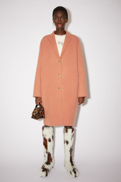 Acne Studios Single-breasted coat - Salmon pink outlook