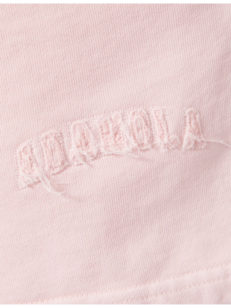 Varsity Applique Washed Cotton Shorts 6