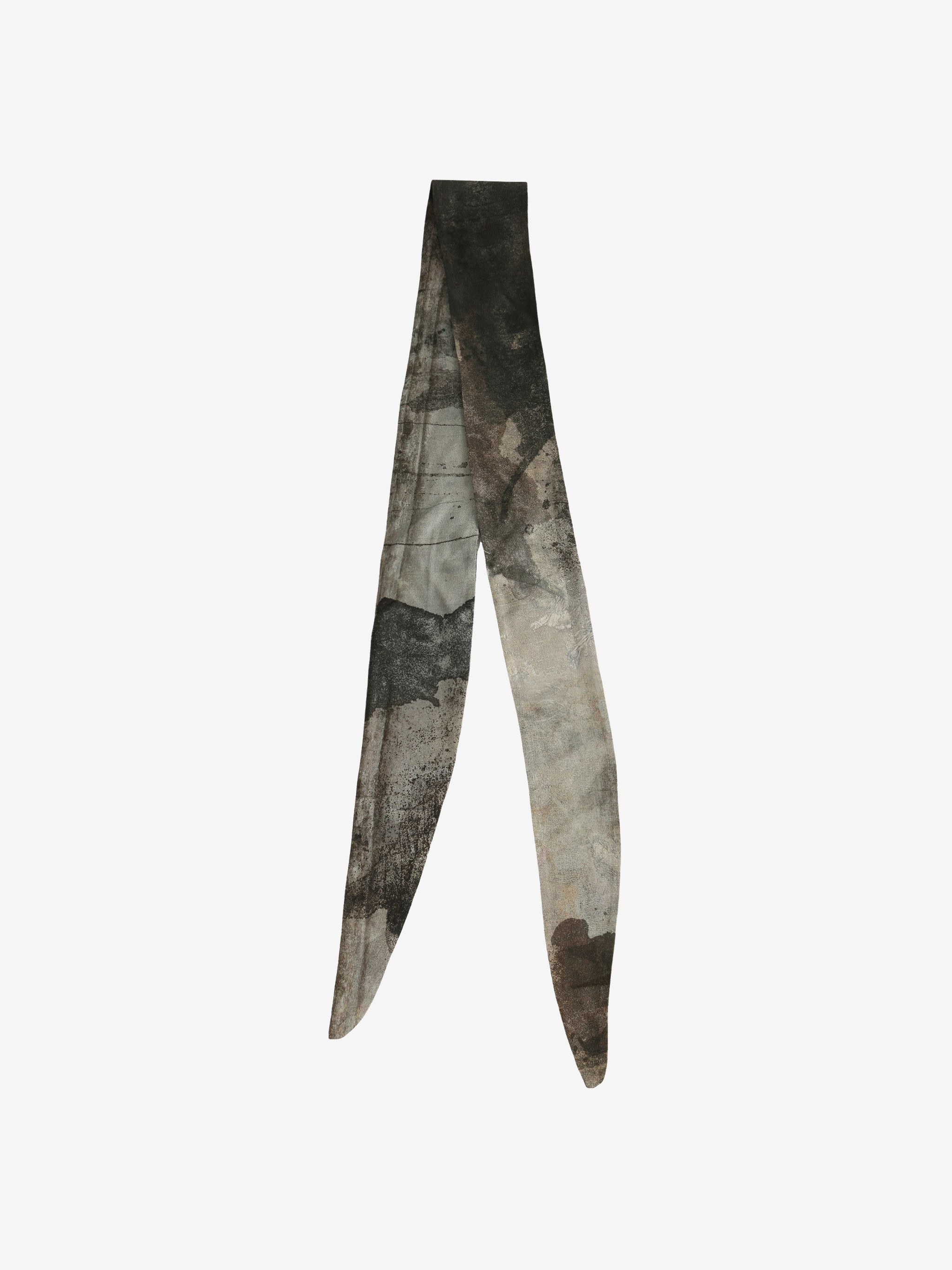 ZIGGY CHEN - Men Digital Print Silk Scarf - 1