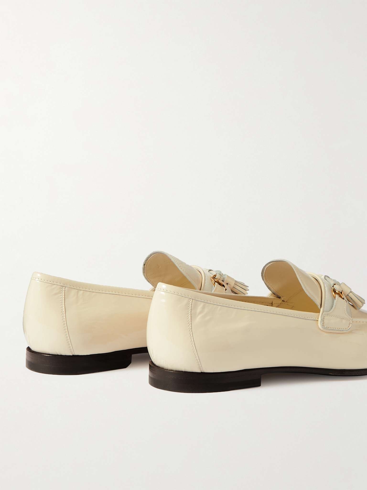 Sean Patent-Leather Tasselled Loafers - 5