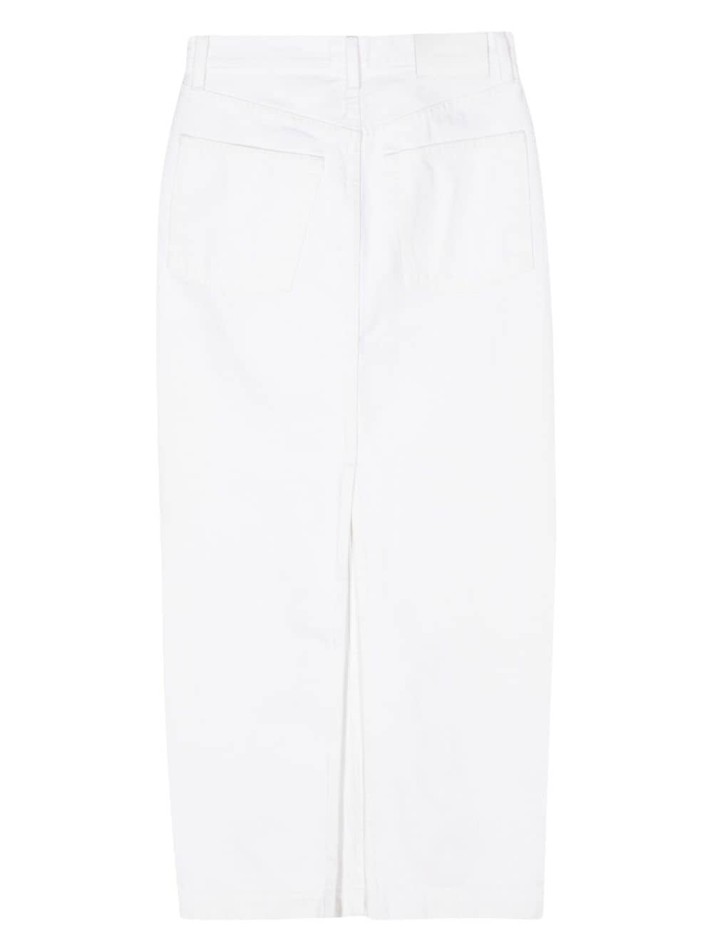 Denim Column maxi skirt - 2