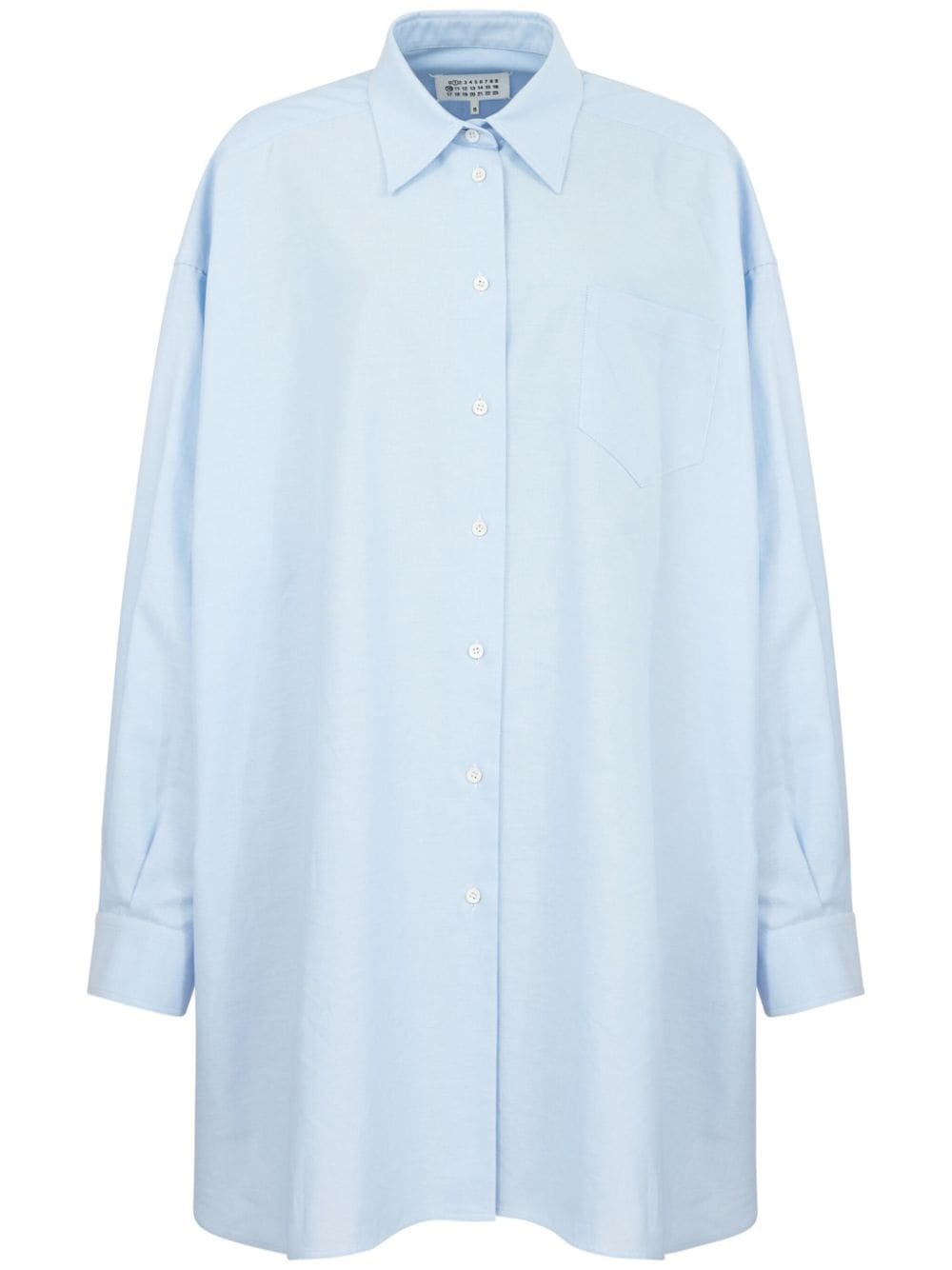 drop-shoulder cotton shirt - 1