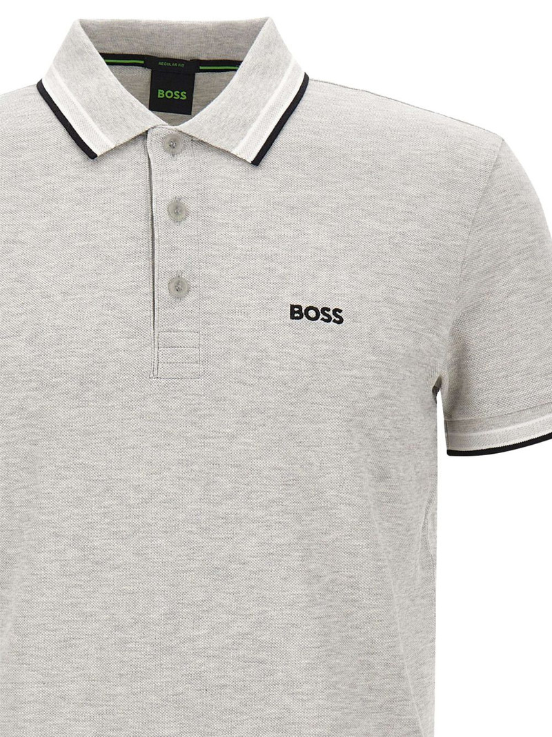 striped-trim pique polo shirt 4