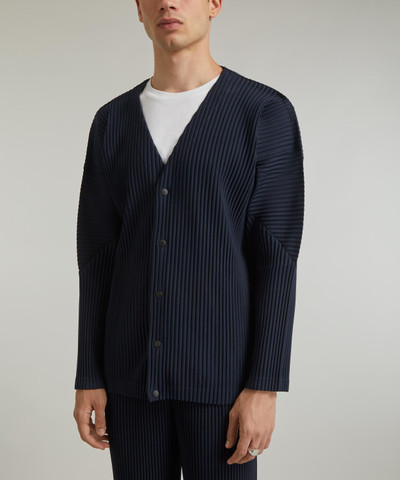 ISSEY MIYAKE Core Pleated V-Neck Cardigan outlook