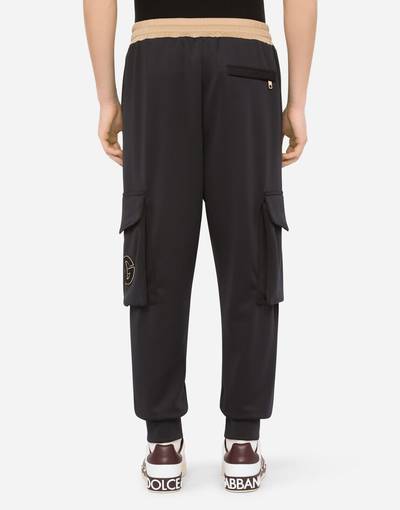 Dolce & Gabbana Cargo-style jogging pants with DG patch outlook