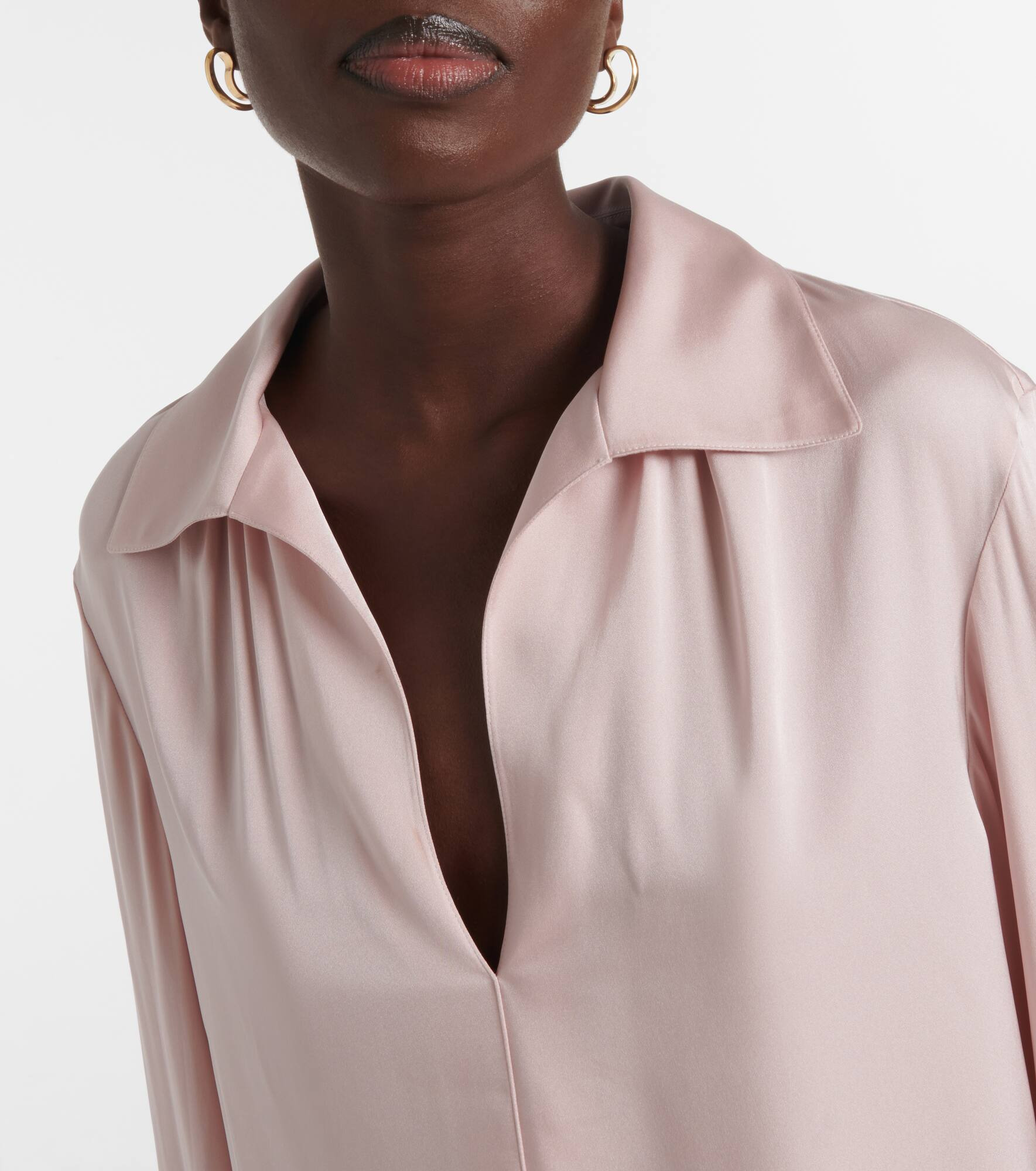 Silk-blend blouse - 4