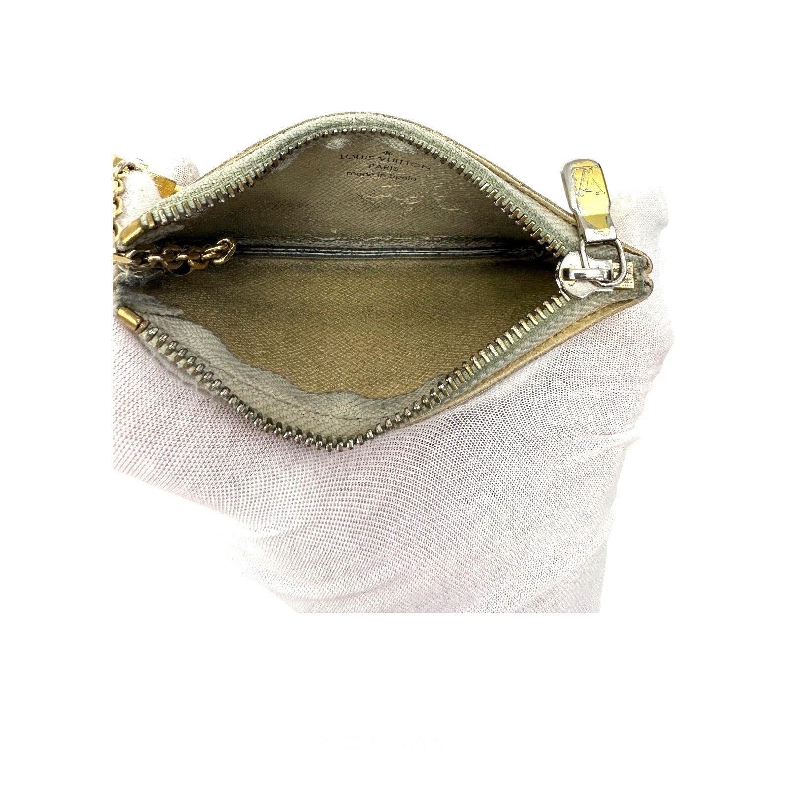 Louis Vuitton Key Pouch Cles - Damier Azur - 7