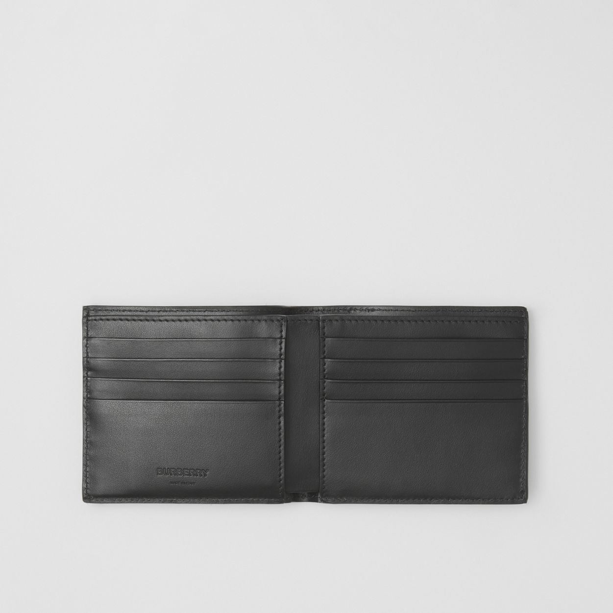 Stripe Intarsia Leather International Bifold Wallet - 2