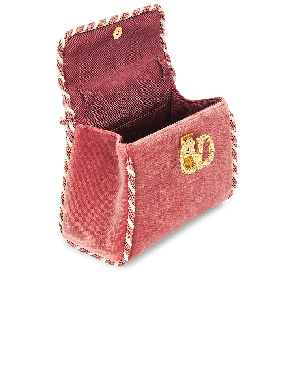 V Sling Mini Top Handle Bag - 5