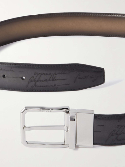Berluti Scritto 3.5cm Reversible Venezia Leather Belt outlook