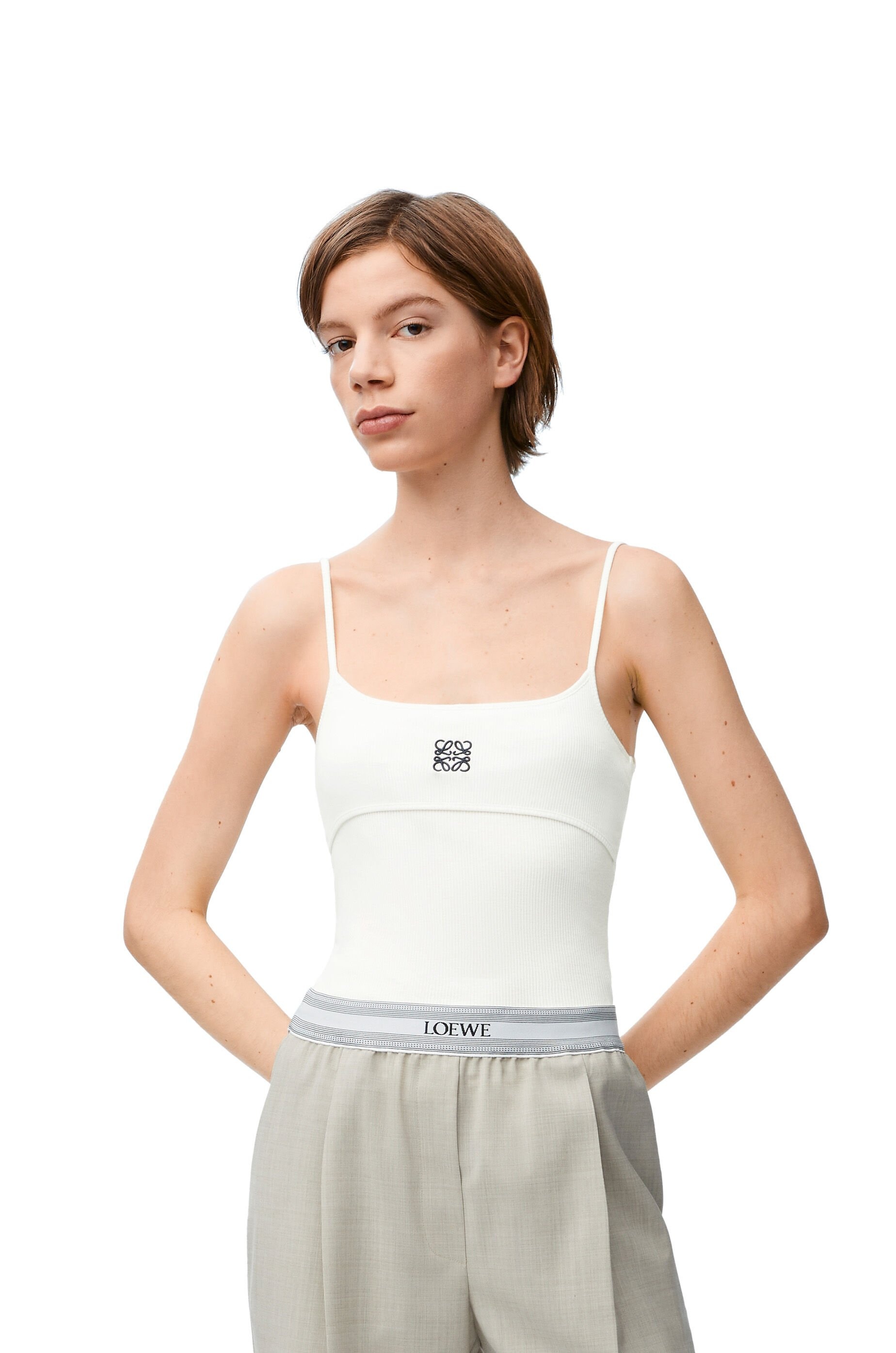 Anagram strappy top in cotton - 3