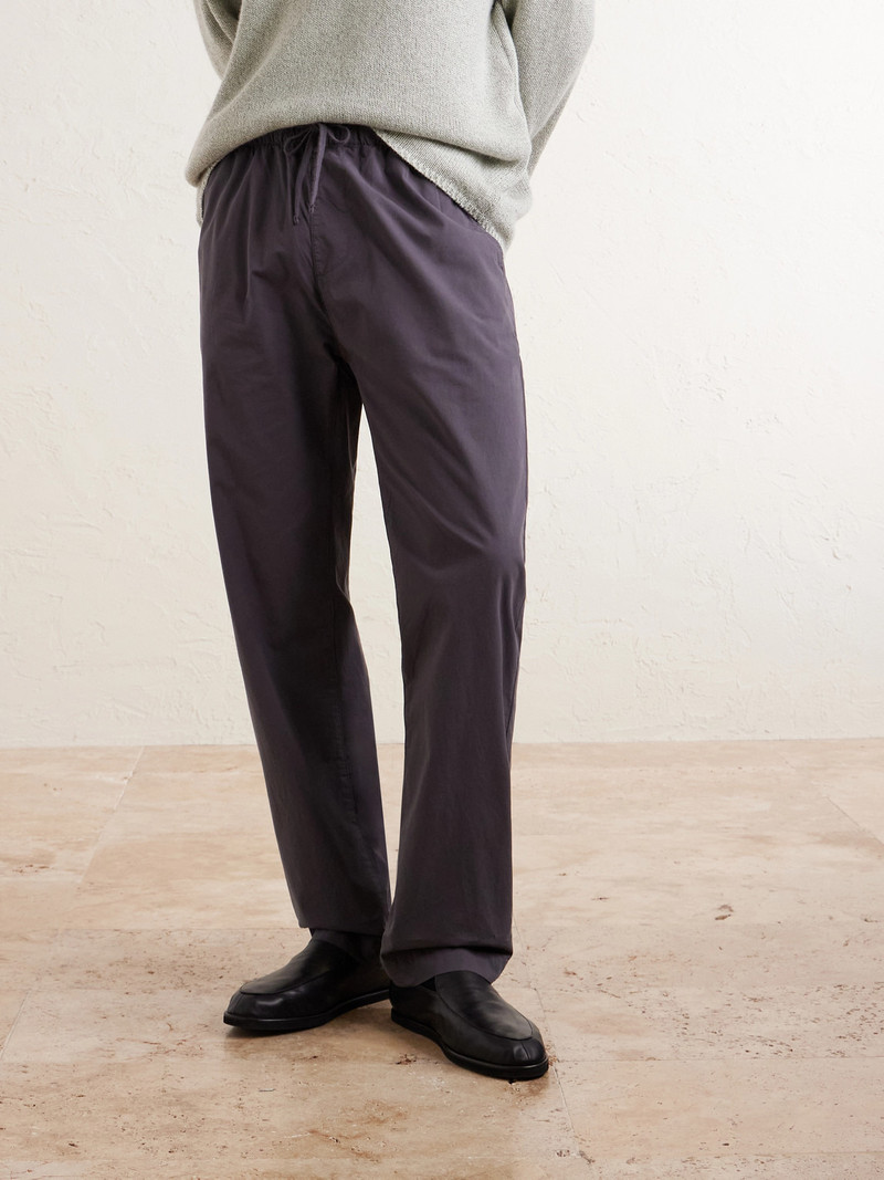 Joggy Straight-Leg Cotton Trousers 3