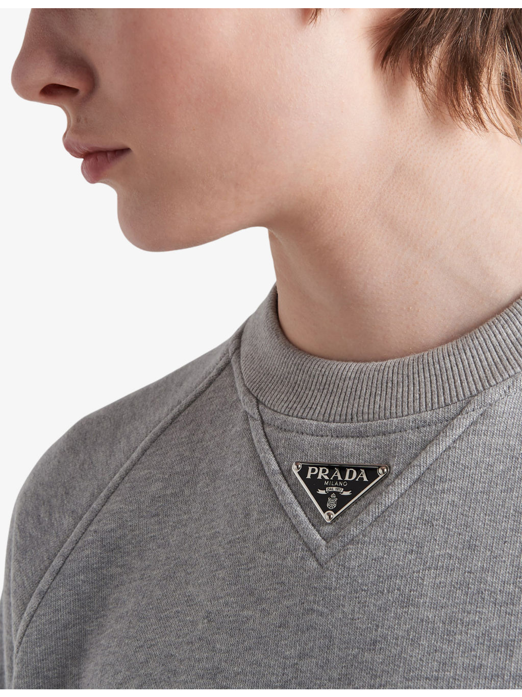 Triangle-Logo Long-Sleeve Cotton-Jersey Sweatshirt - 4