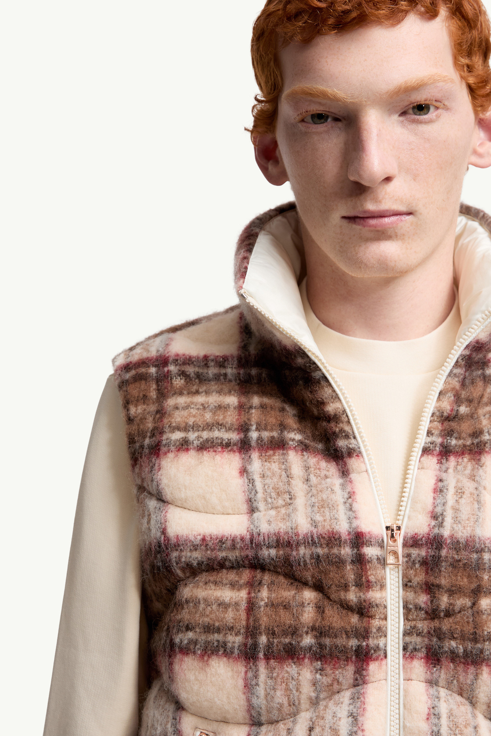 Sfakia Geometric-Quilted Wool Down Vest - 7