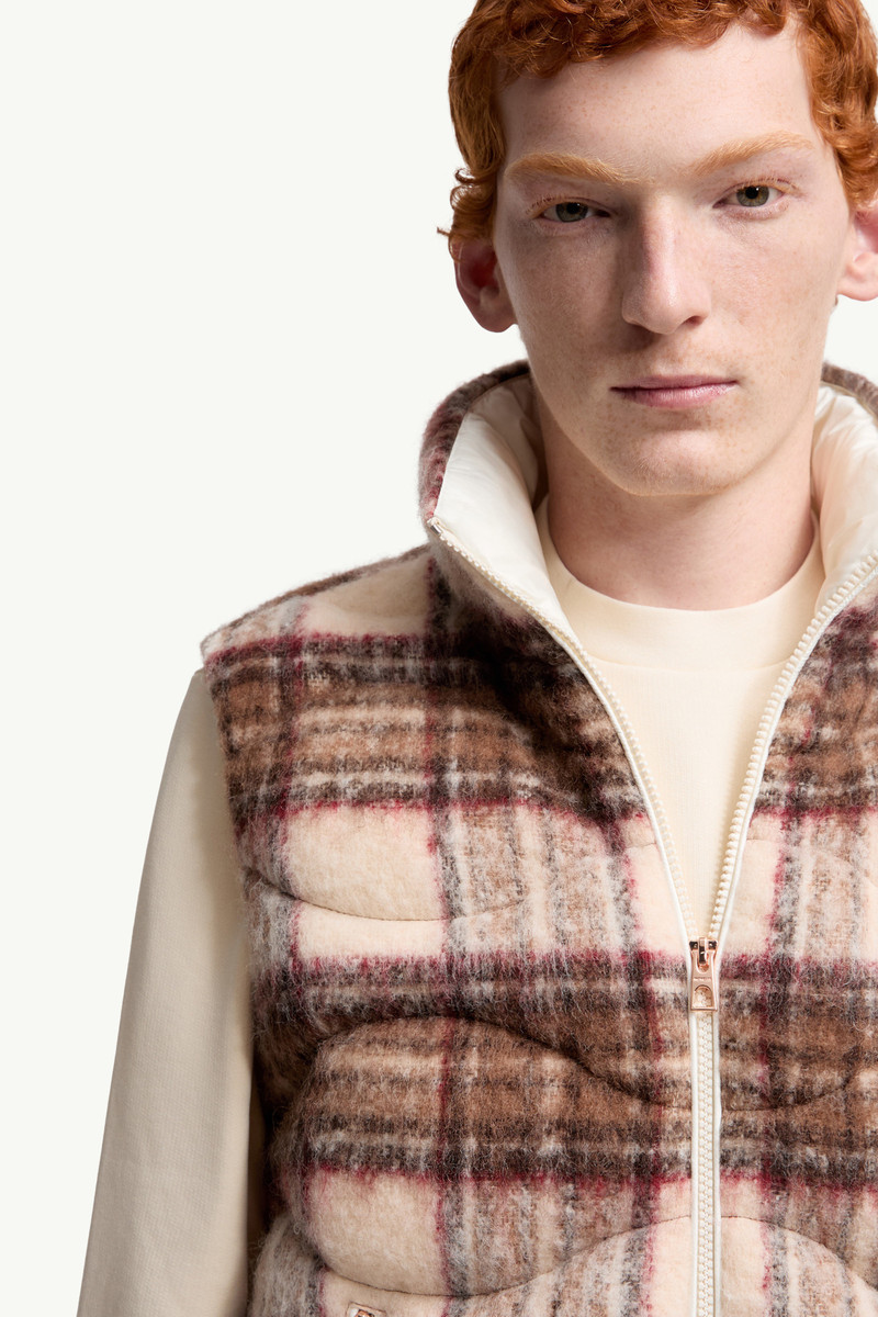 Sfakia Geometric-Quilted Wool Down Vest 7