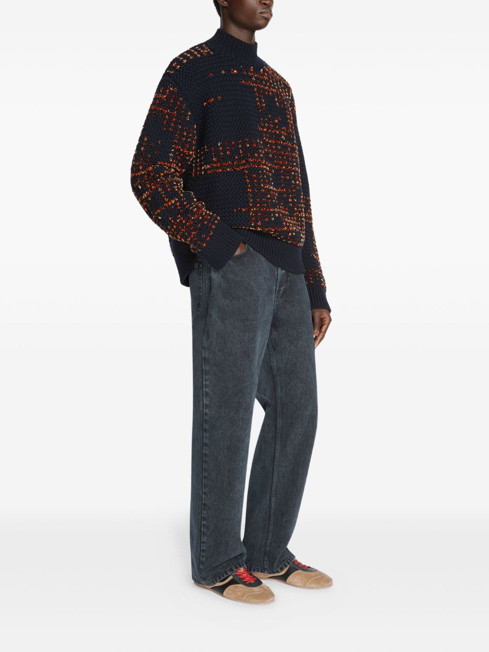 high-neck sweater - 3