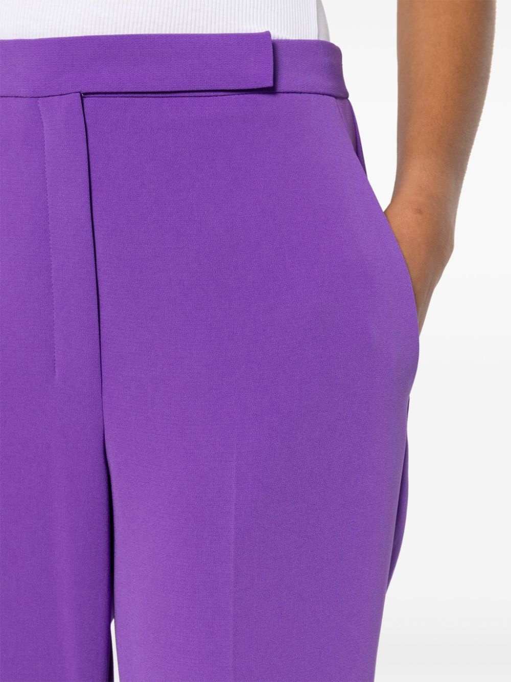 high-waist slim-fit trousers - 5