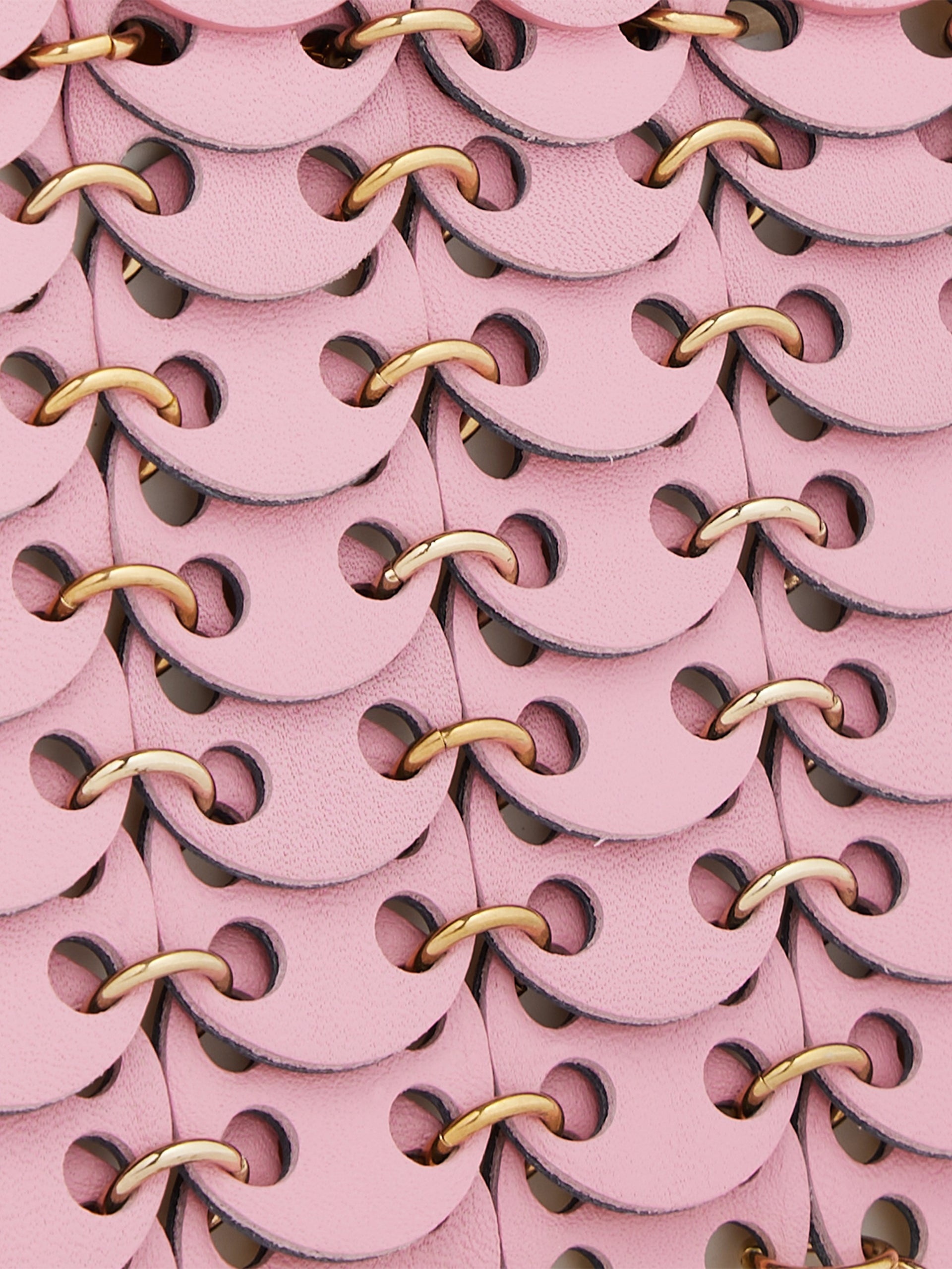 PINK/GOLD 1969 MINI FLIP BAG IN LEATHER - 5