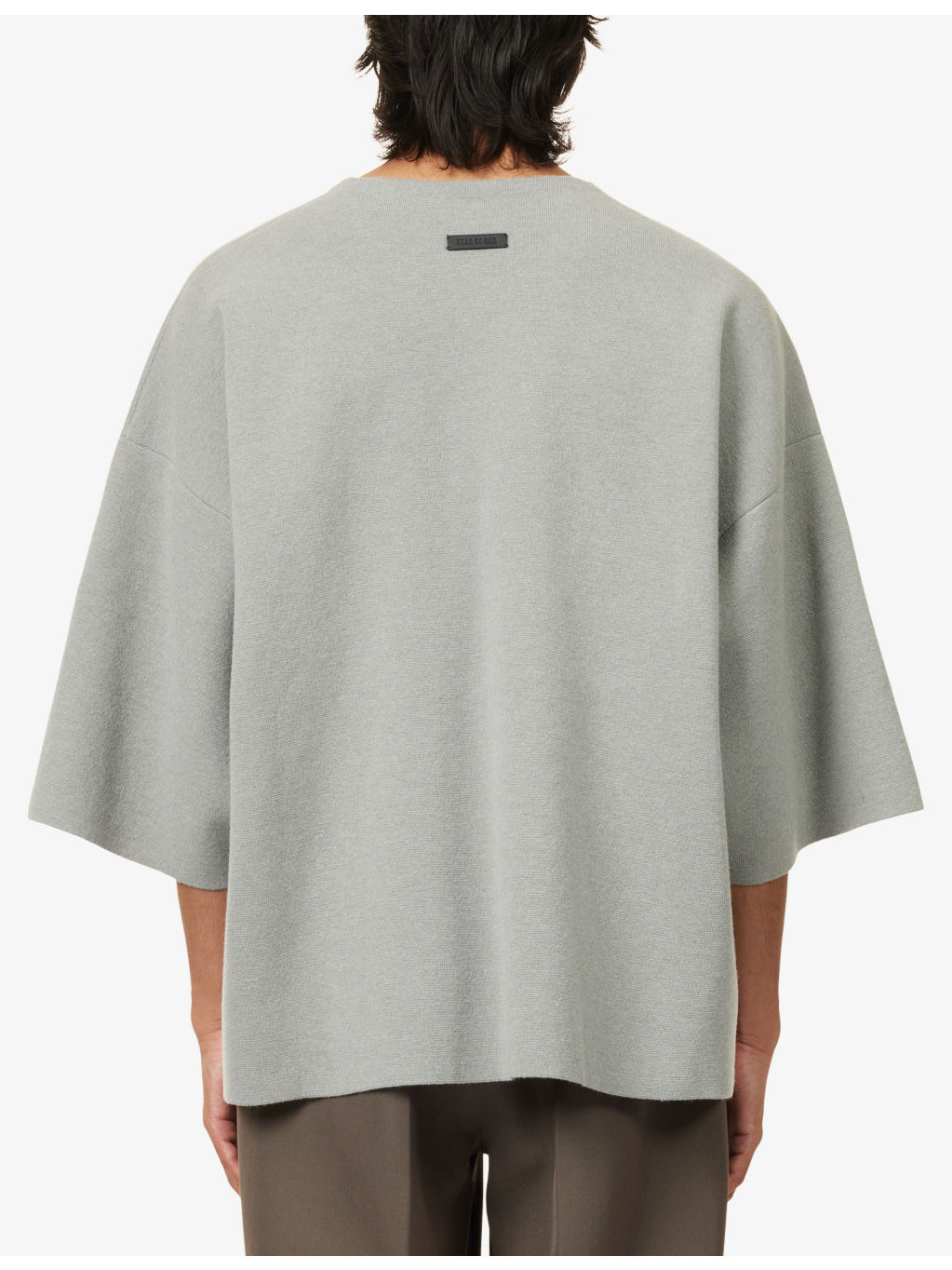 Milano Short-Sleeve Wool-Knitted Top - 4