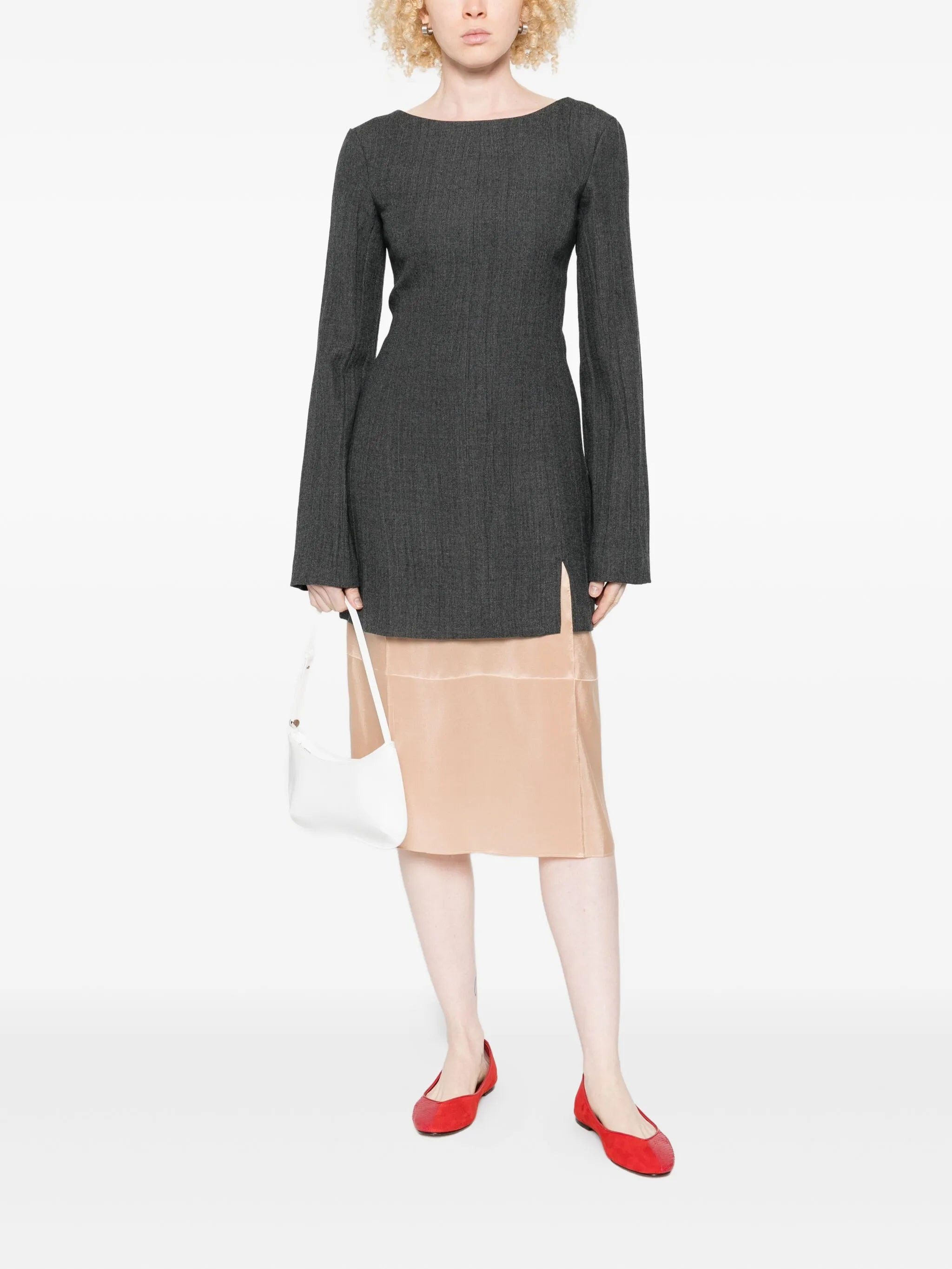 Carven Elasticated-waistband Mini Skirt - 3