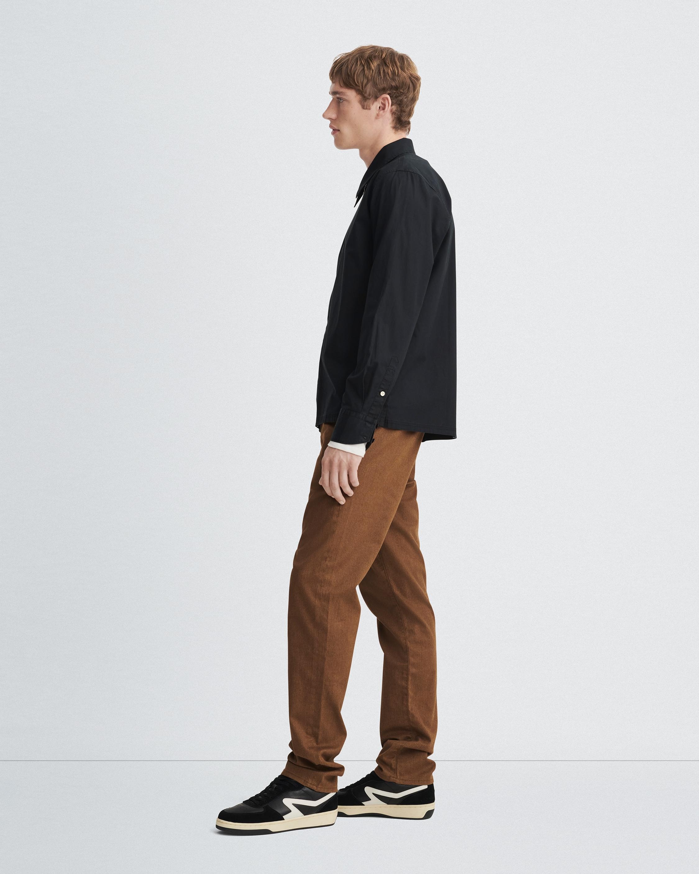 Dalton Cotton Poplin Zip Shirt
Relaxed Fit - 4