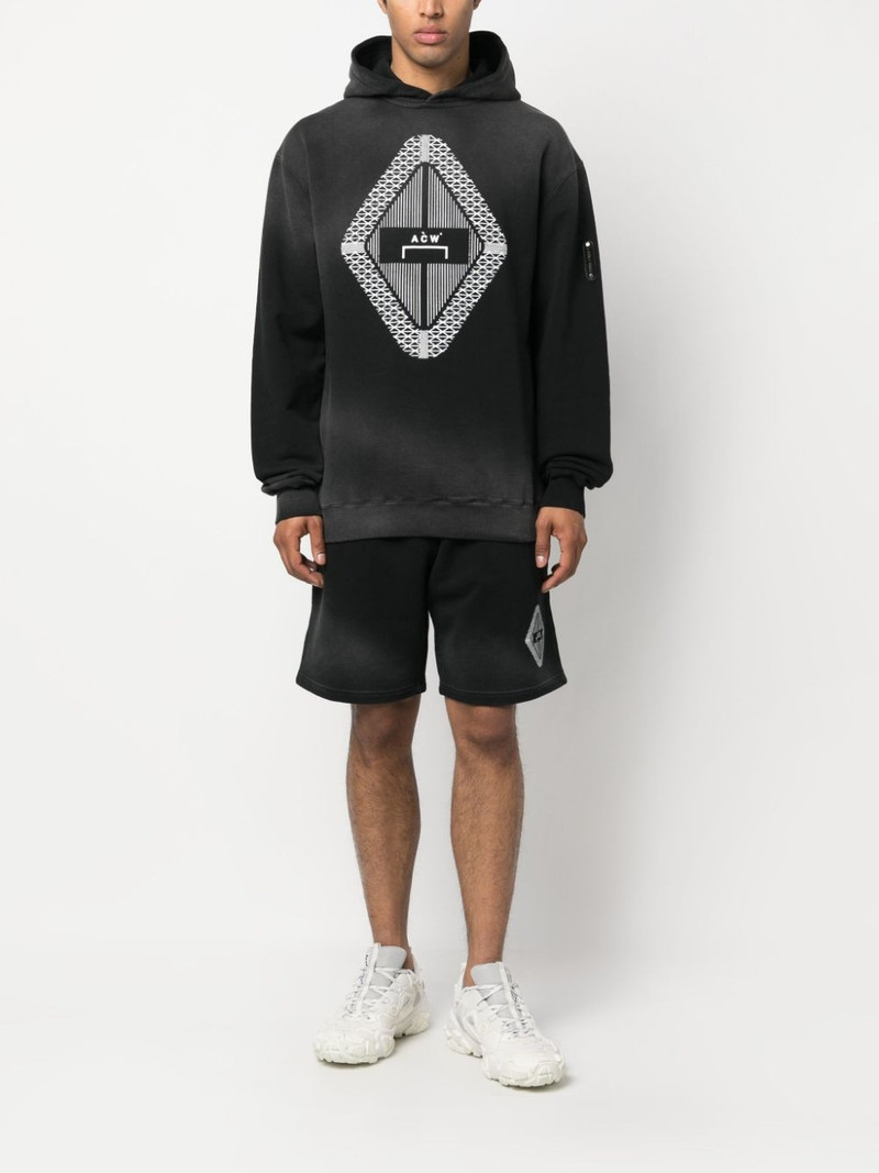 A-COLD-WALL* Gradient logo-print hoodie outlook