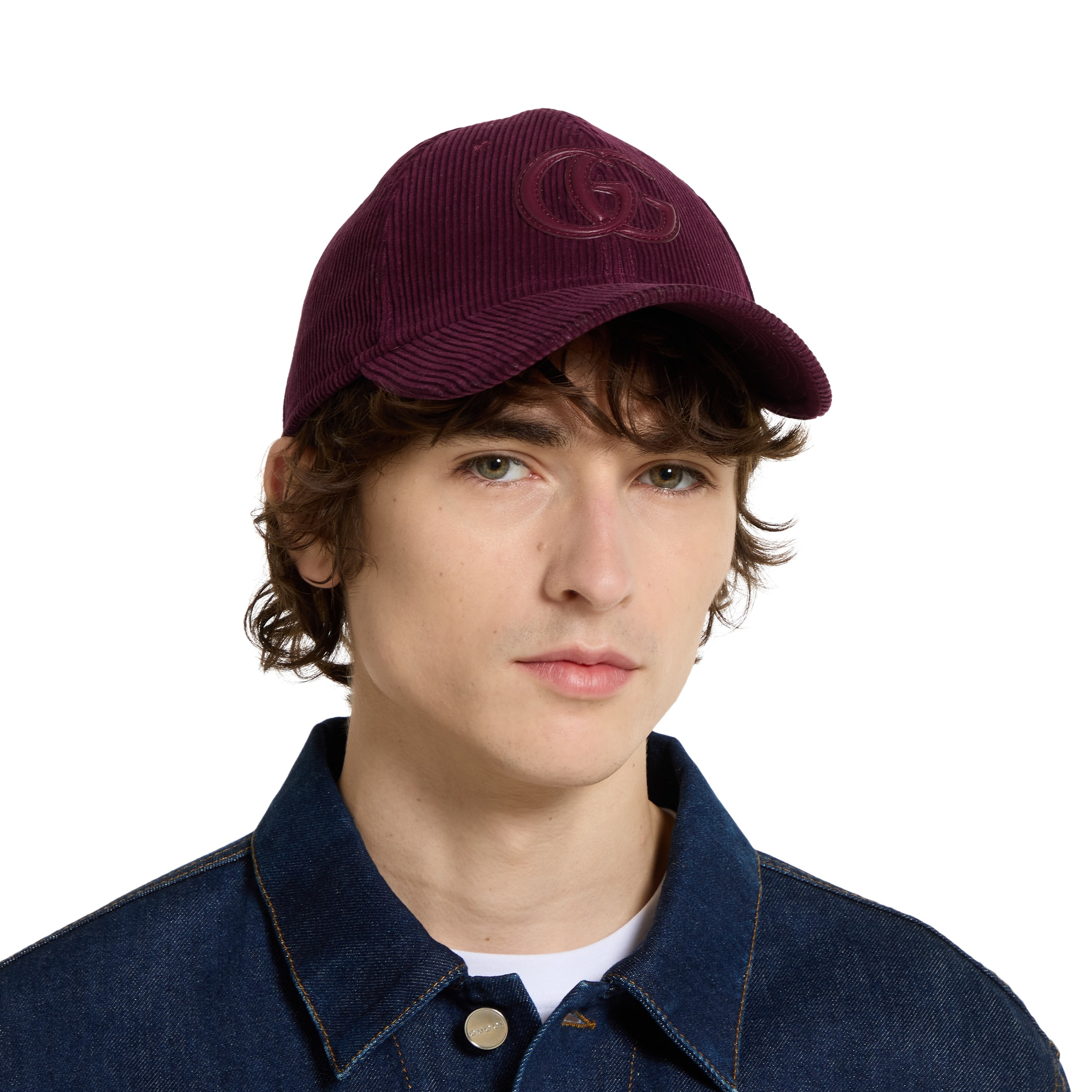 Velvet baseball hat with embroidery - 3