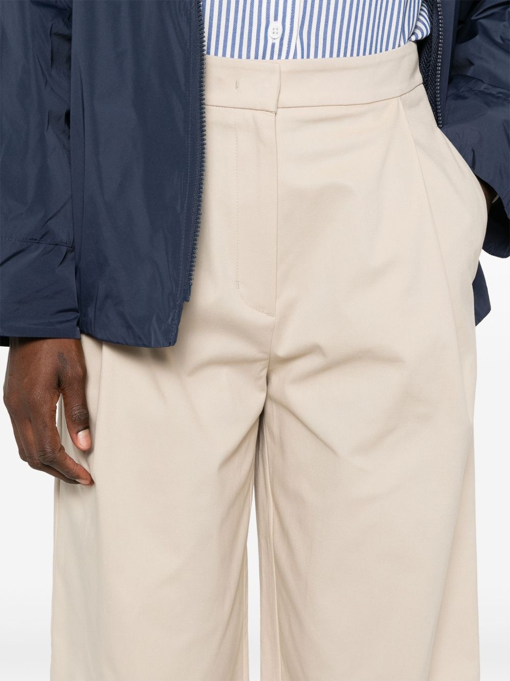 pleat-detail trousers - 5