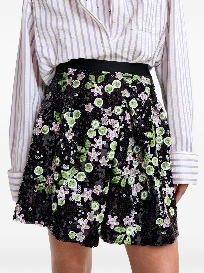 sequin floral skirt 5