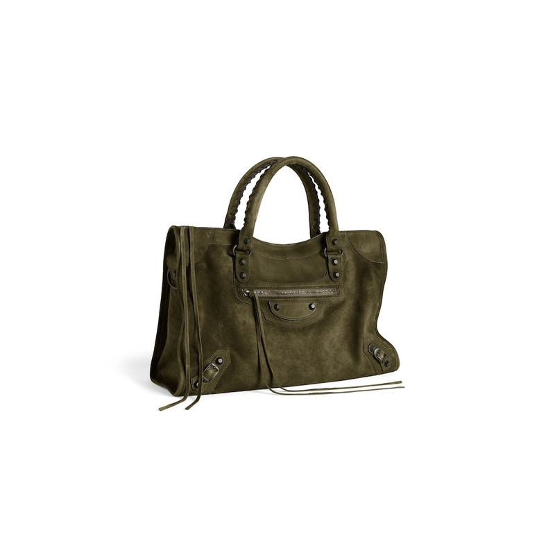 BALENCIAGA Women's Le City Bag Medium  in Khaki outlook