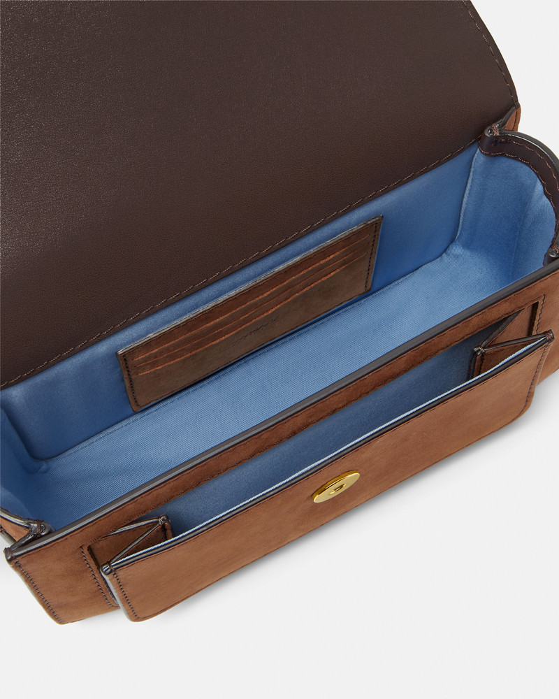 Medusa Biggie Nabuck Messenger Bag 4