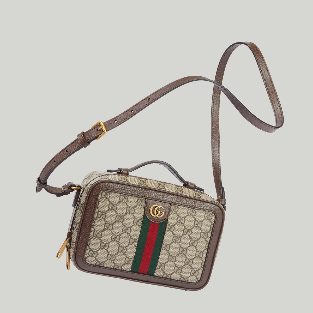 Gucci SMALL OPHIDIA CROSSBODY BAG 【関税送料込】 Ophidia small crossbodybag in beige and ebony Supreme