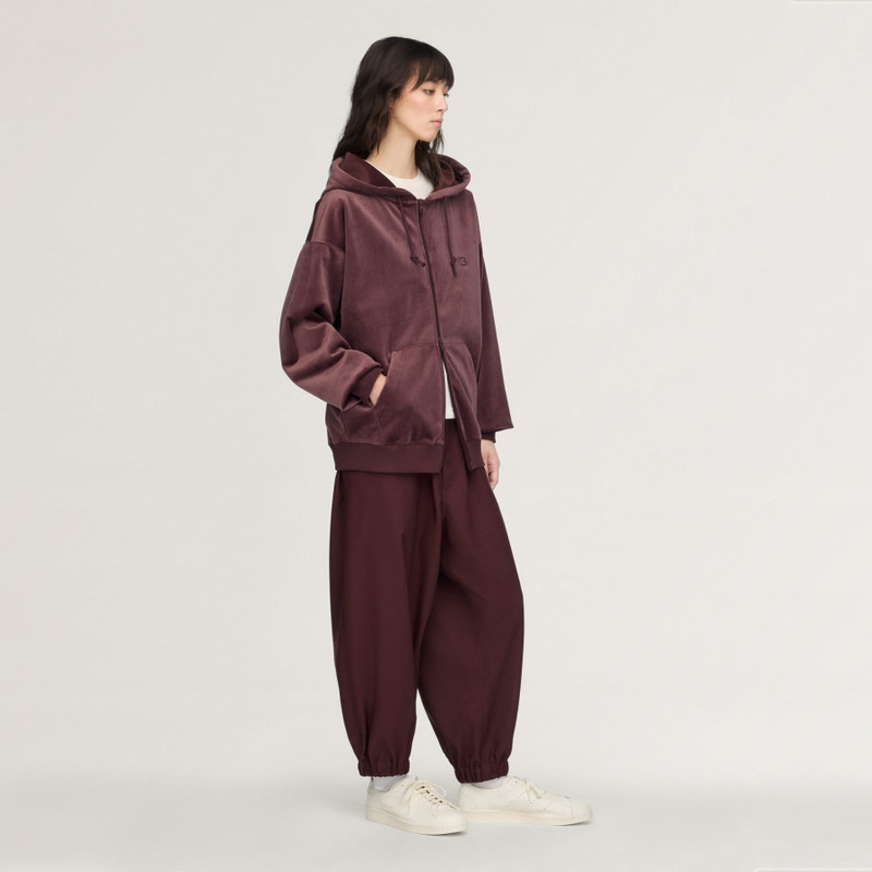 Y-3 VELVET CORDUROY ZIPPER HOODIE 6