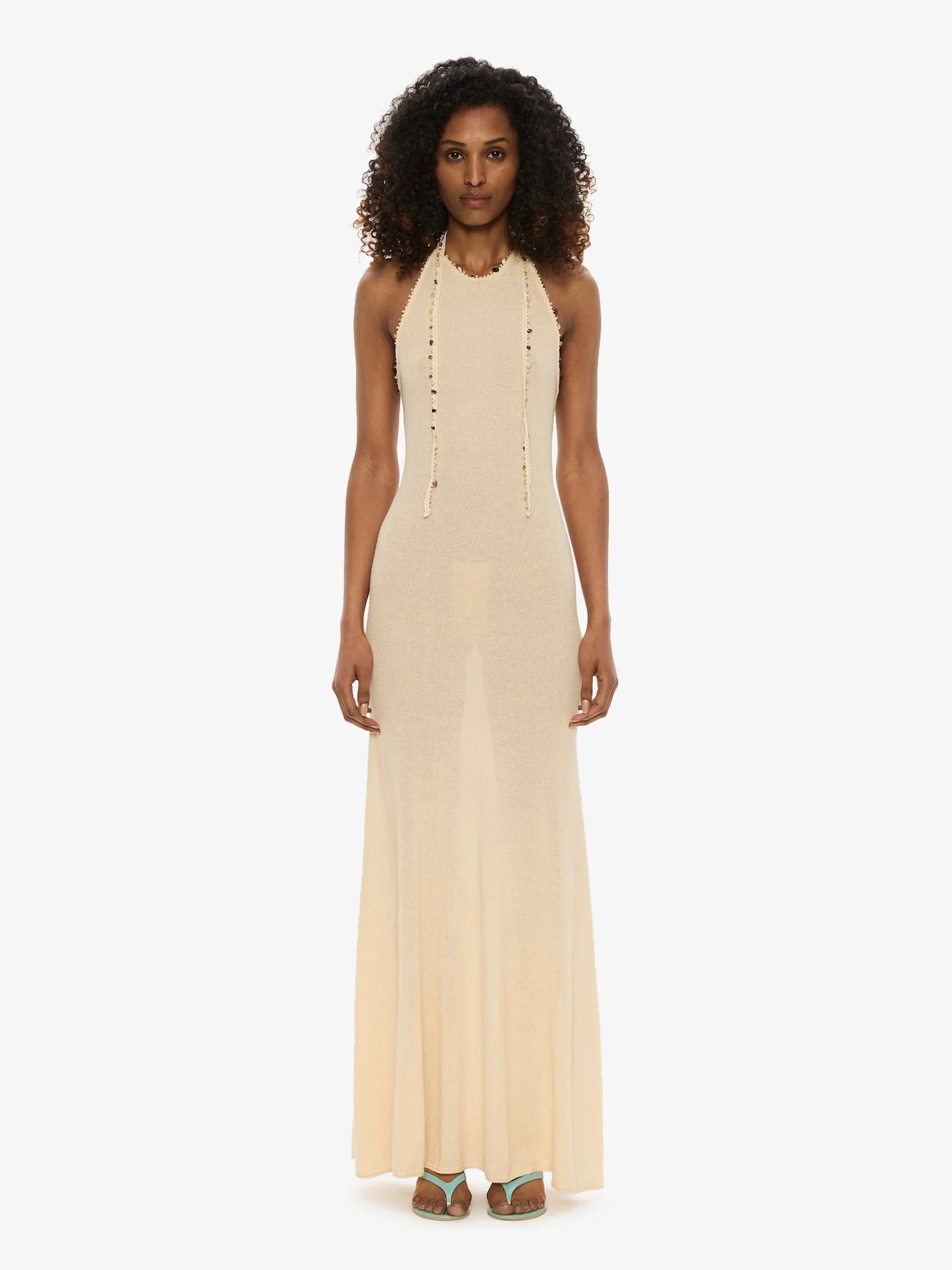 Beach Quartz Halter Dress - 1